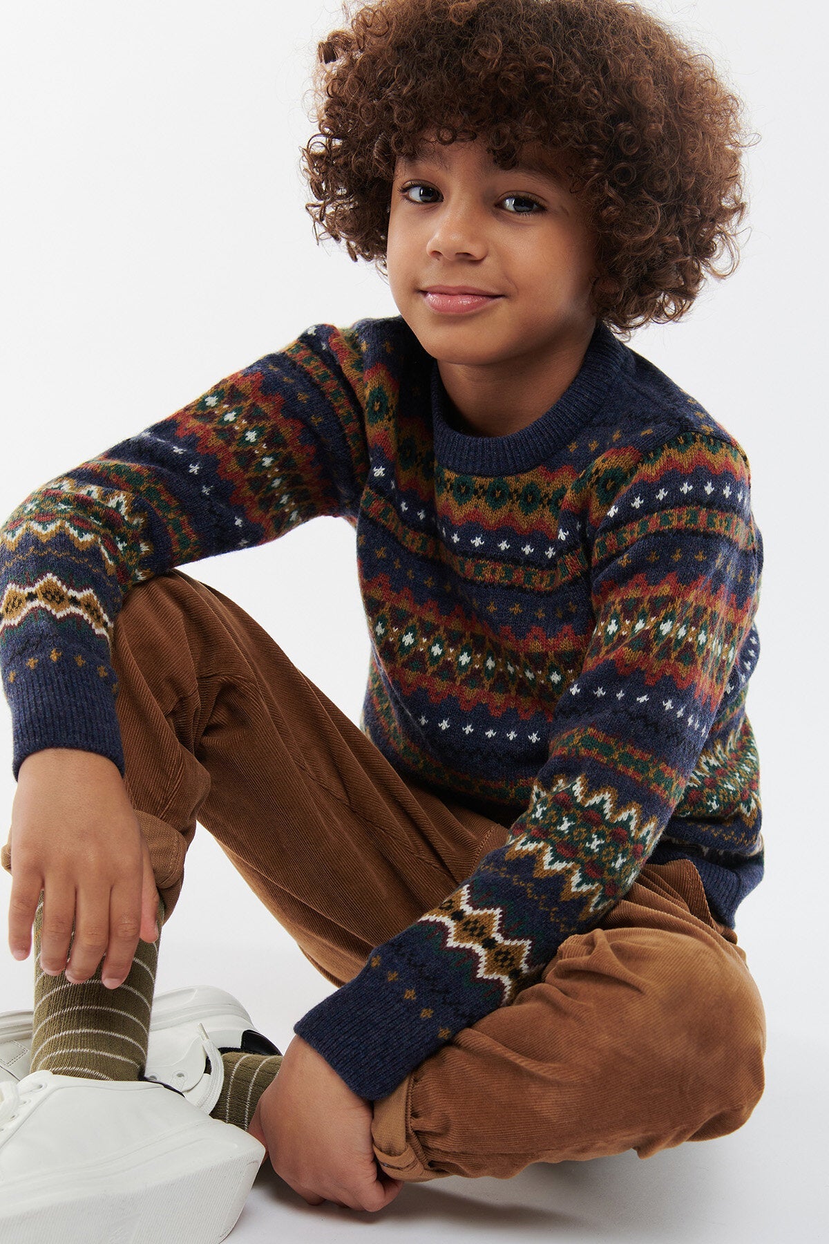 Jumperhülle Fair Isle Crew