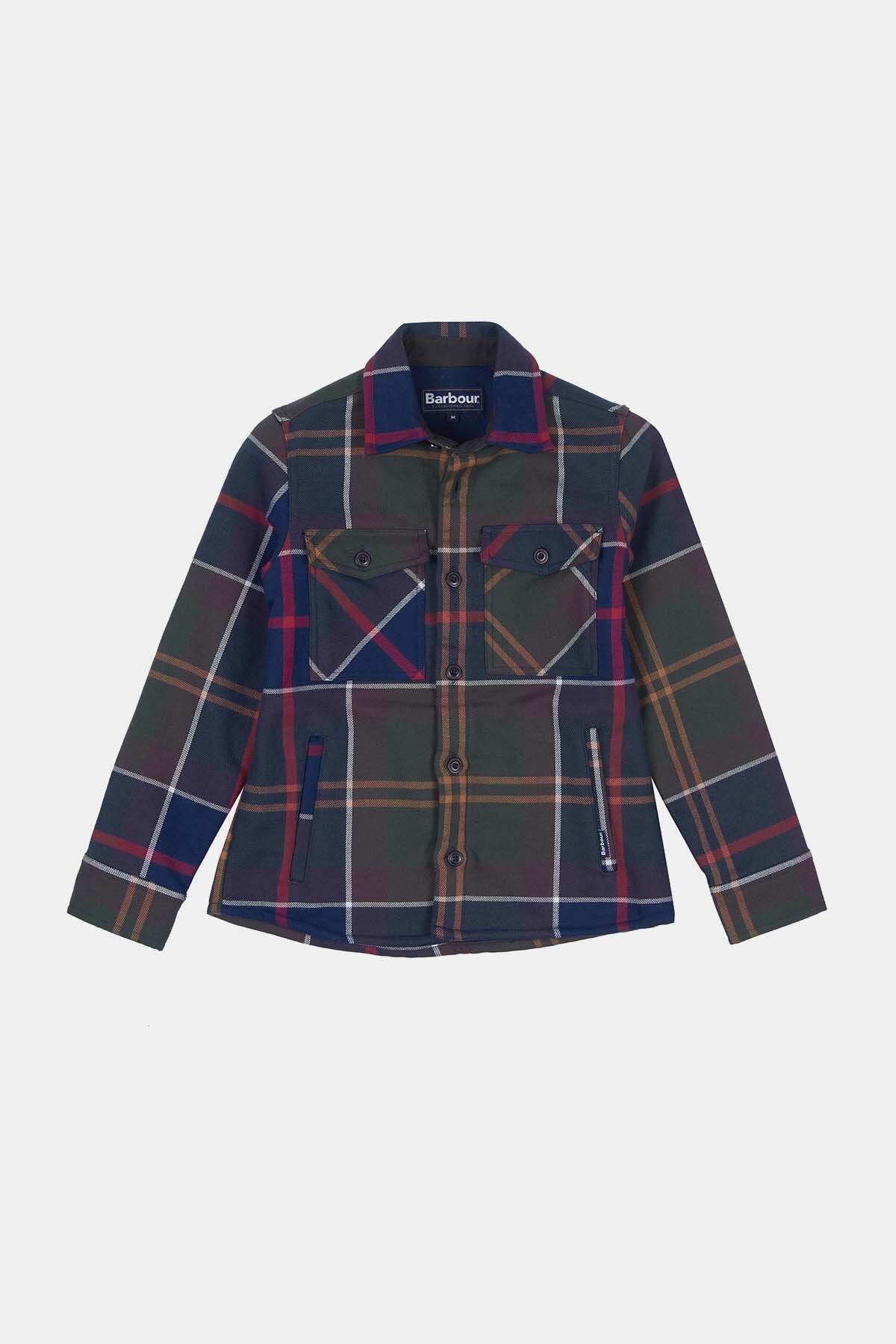 Jungen-Tartan-Overshirt