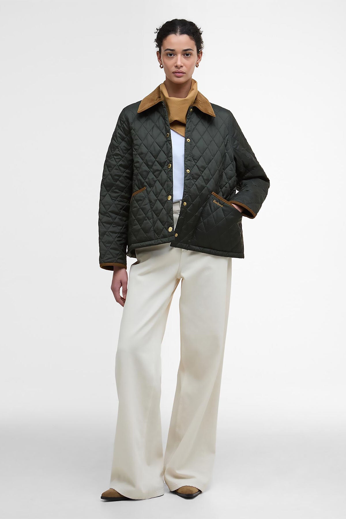 Icons Cropped gesteppte Jacke Liddesdale