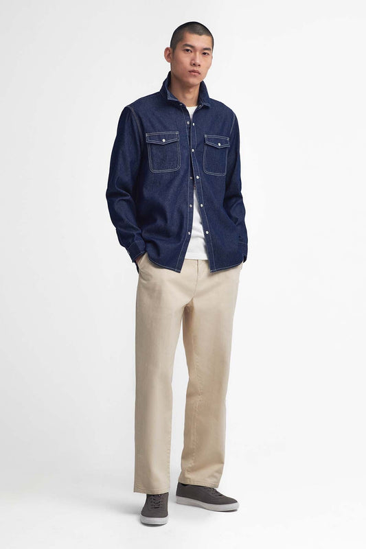 Terence Denim Langarmhemd