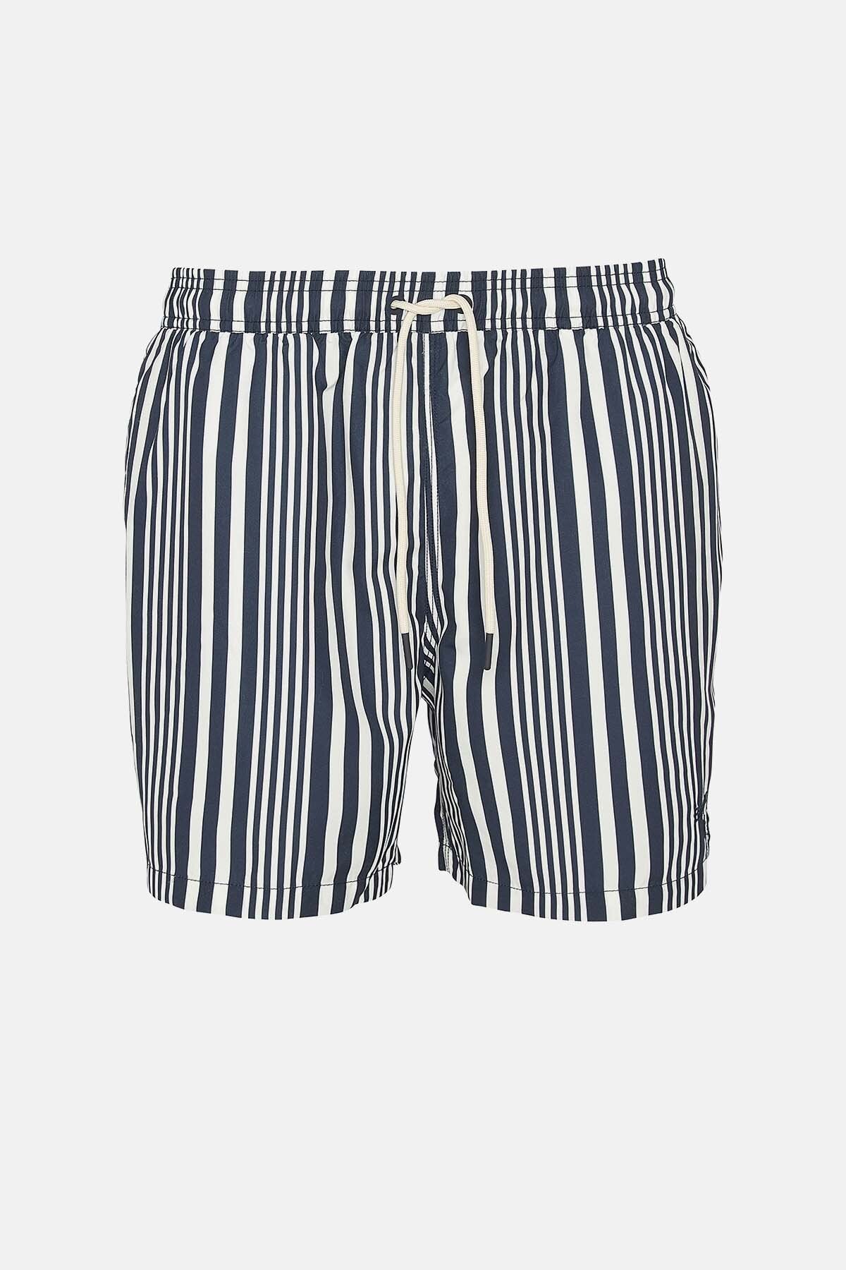 Decklam gestreifte Badeshorts