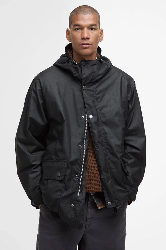 Tide Kapuzen-Wachsjacke