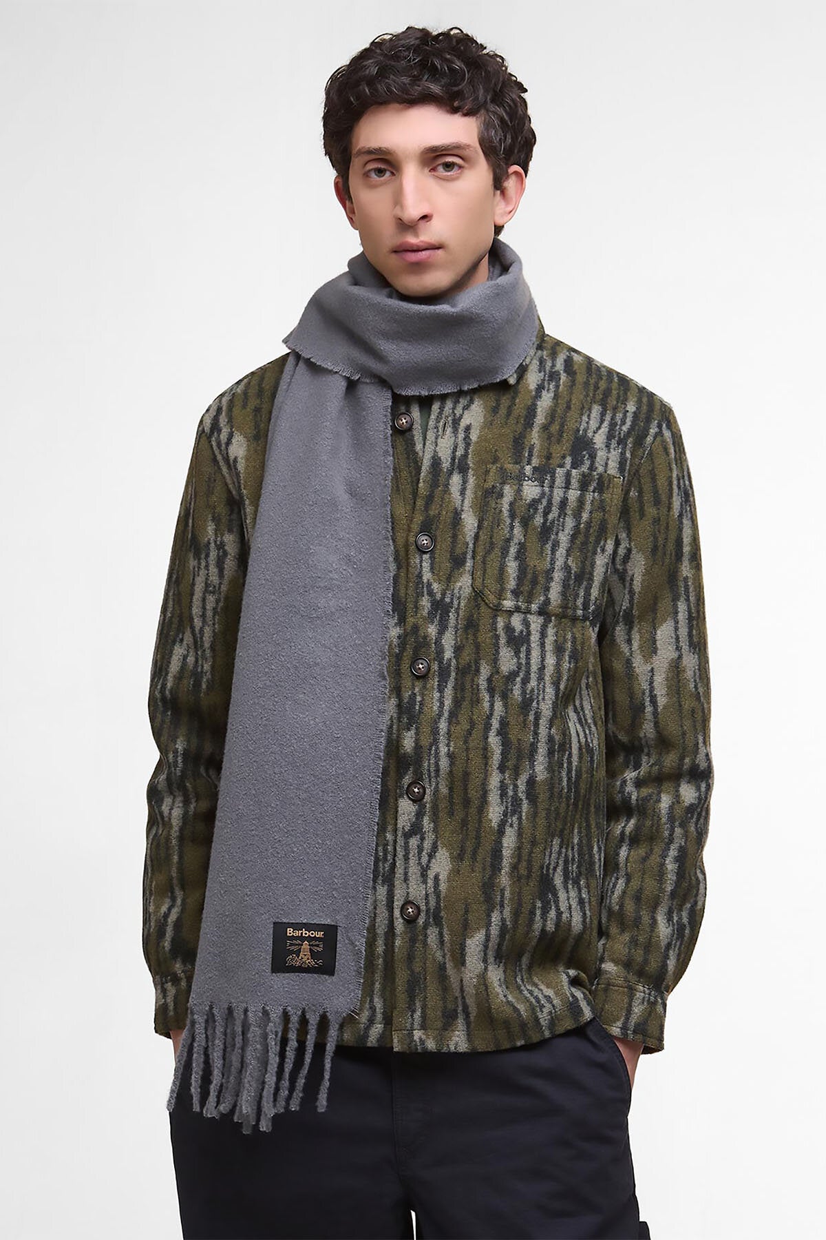Brandy Boucle Scarf