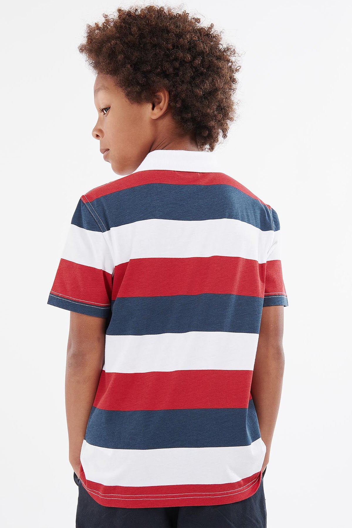 Jungen Poloshirt Logan gestreift