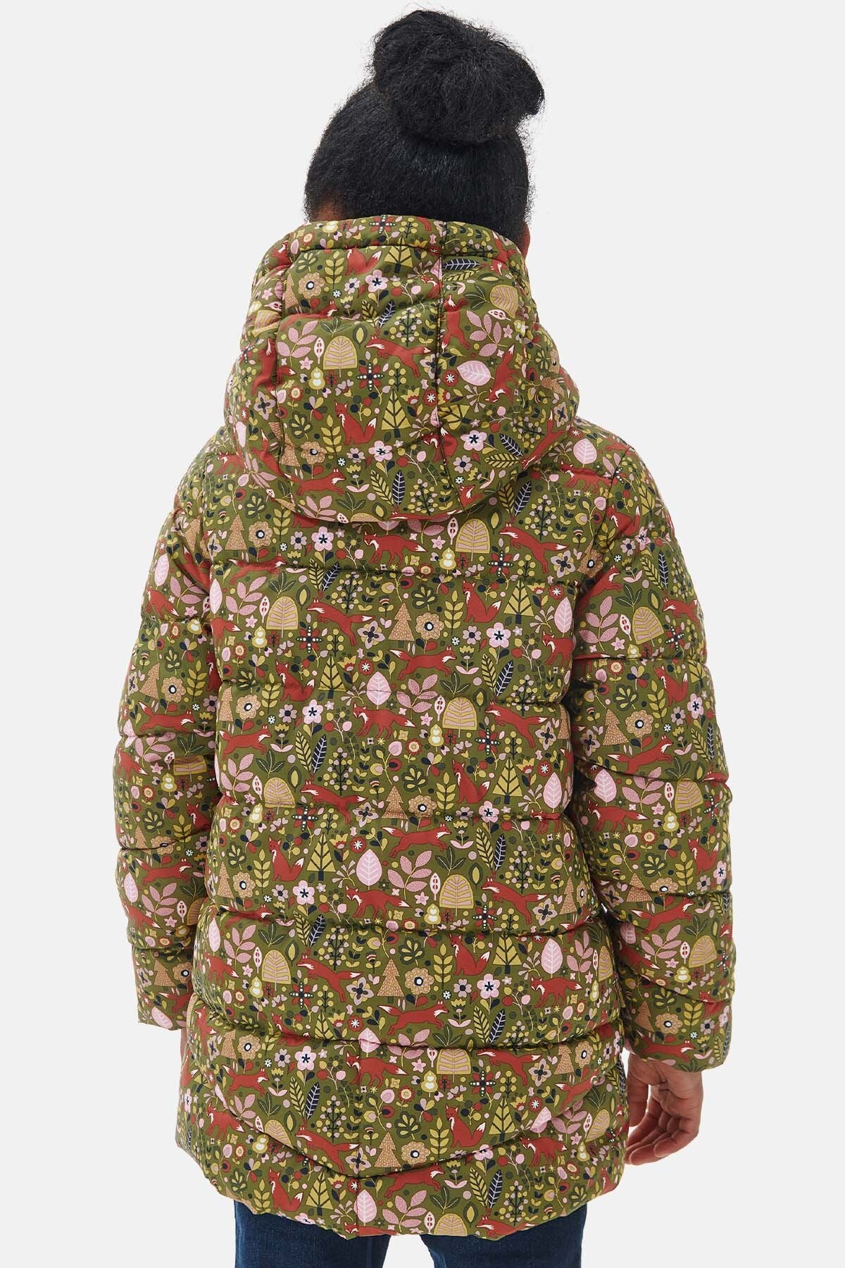 Mädchen Steppjacke mit Bracken-Print