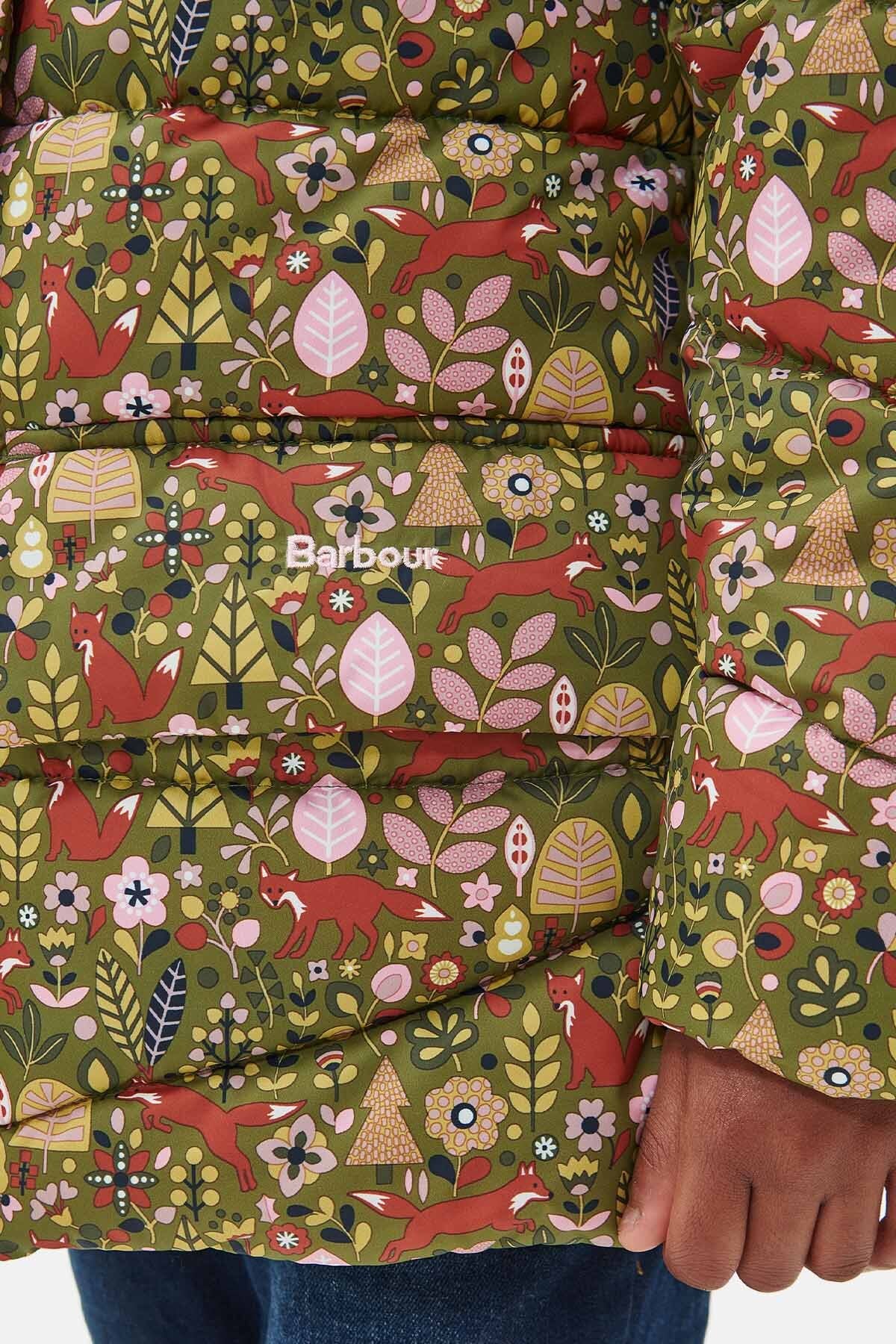 Mädchen Steppjacke mit Bracken-Print