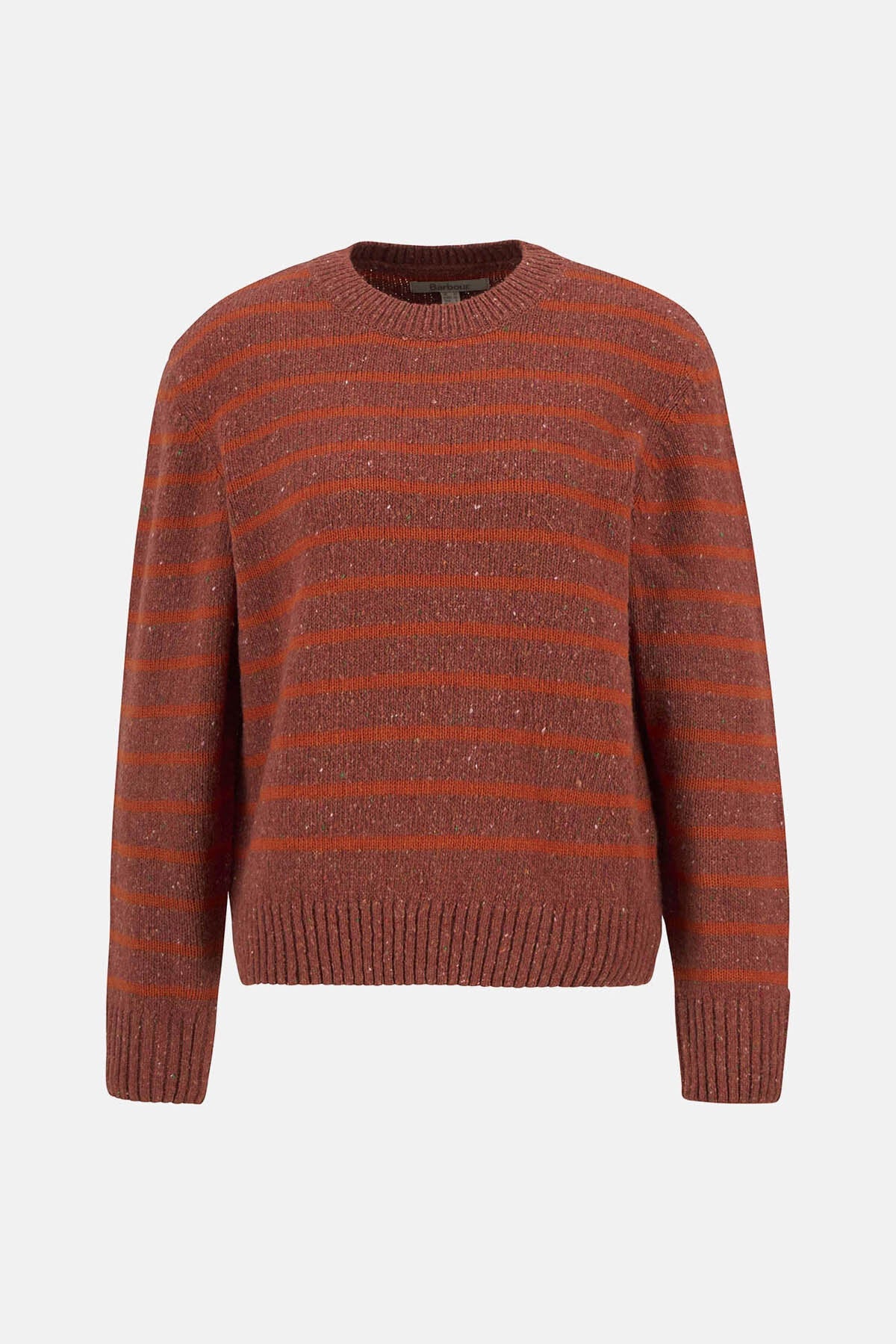 Claydon Gestreifter Pullover mit Rundhalsausschnitt