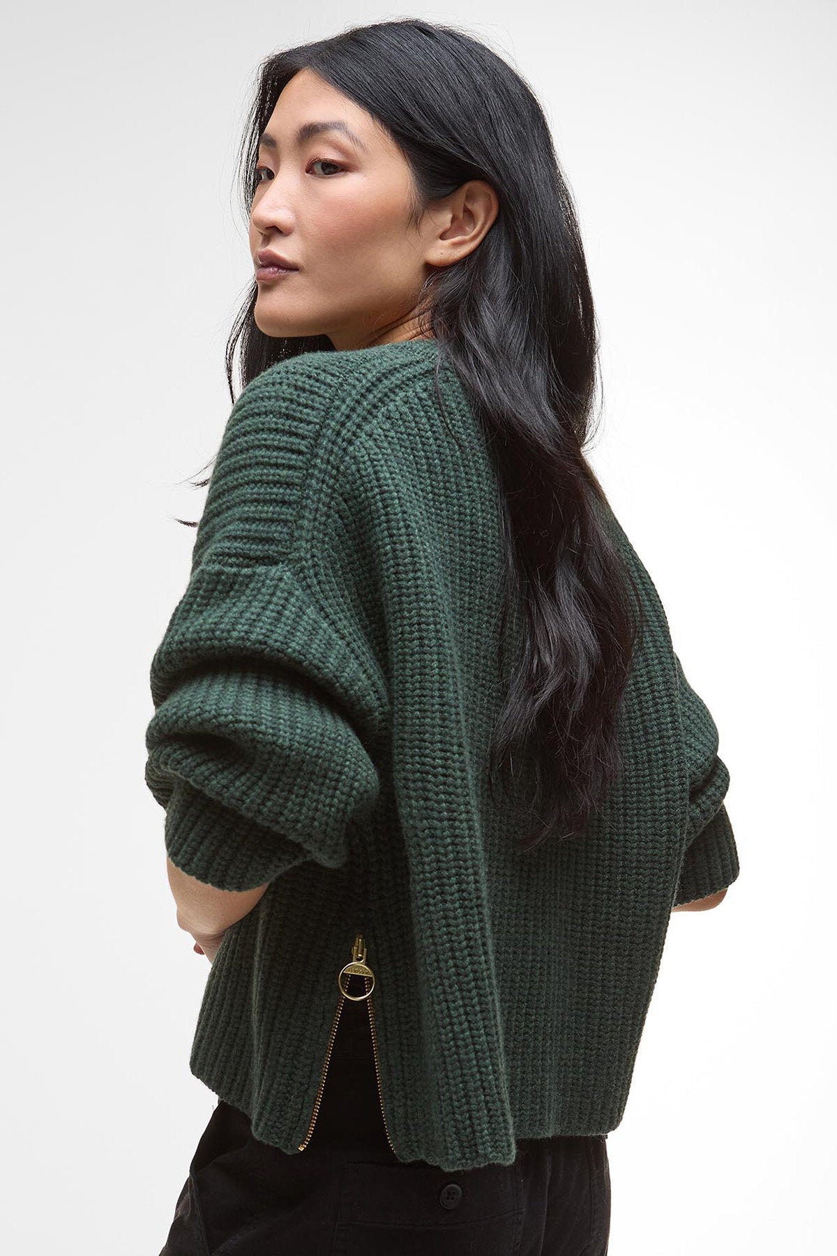 Lilian Rundhals-Pullover