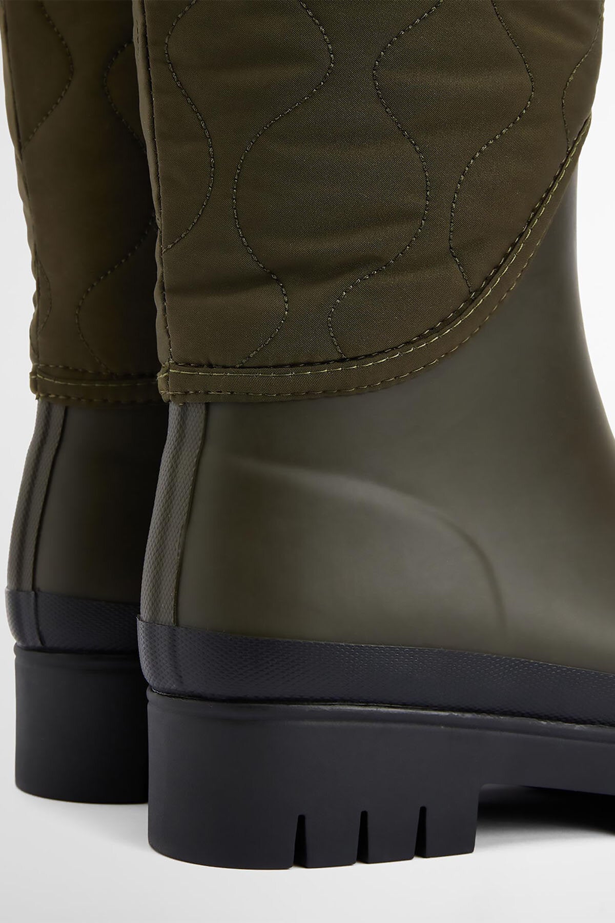 Marnie gesteppte Gummistiefel