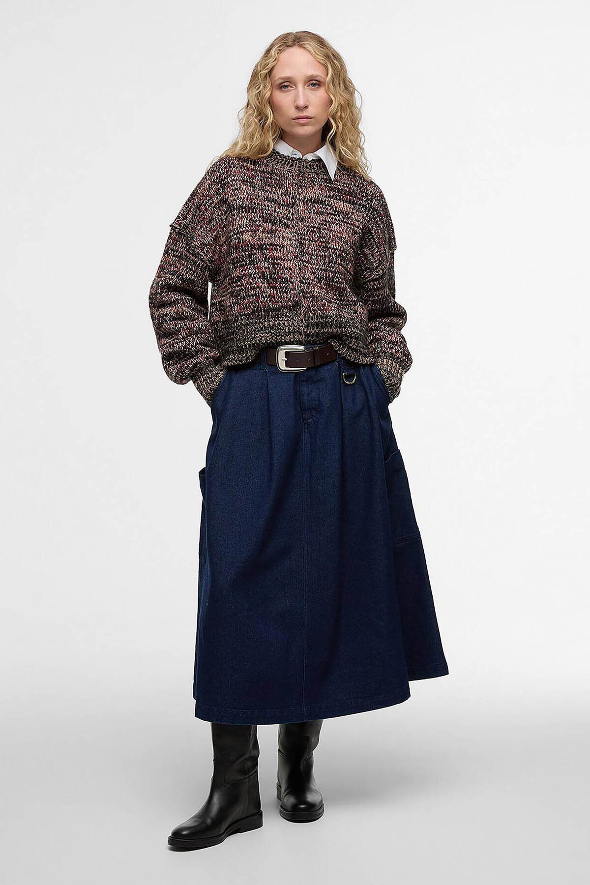 Saima Jeansrock Midi