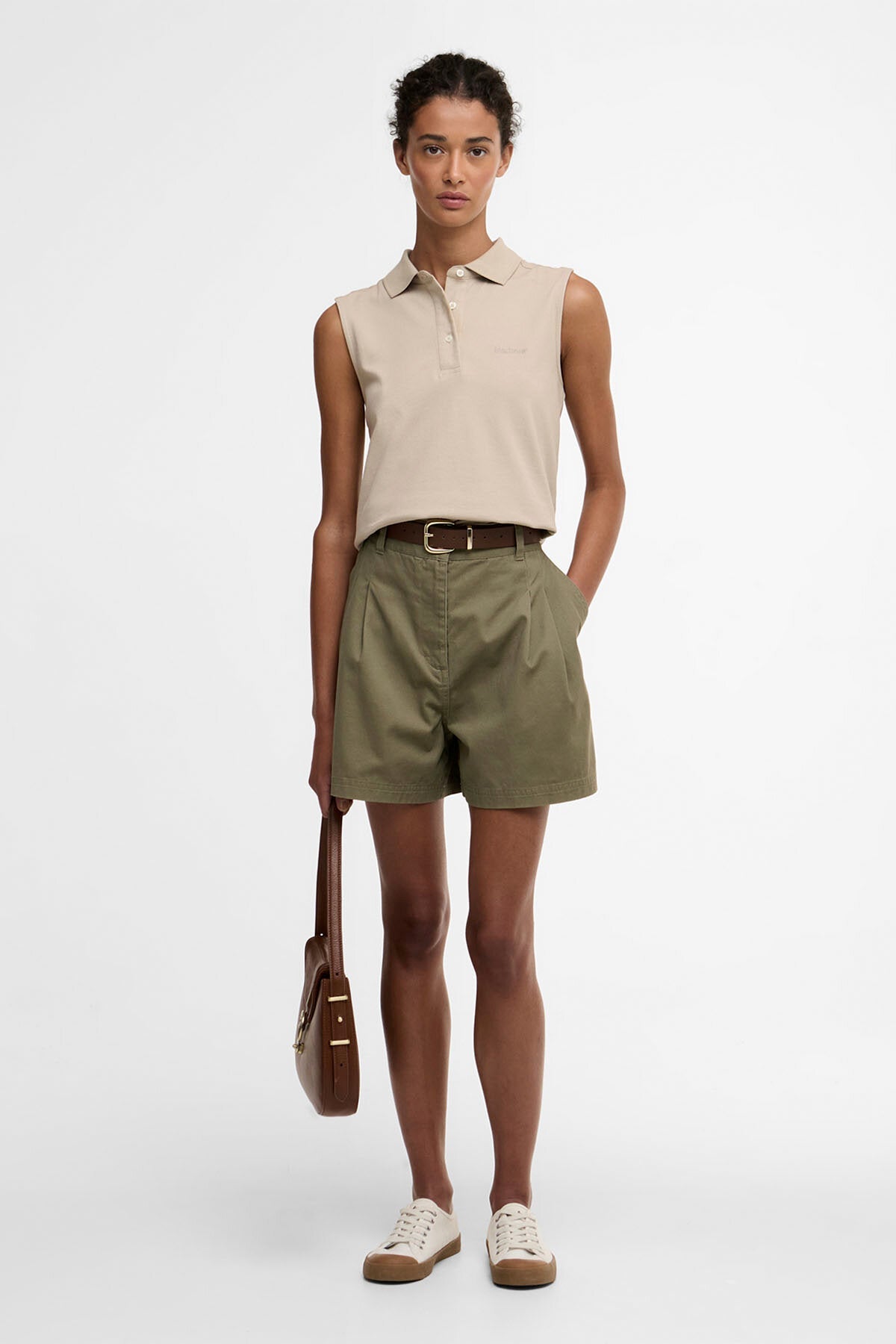 Fern Plissée-Shorts