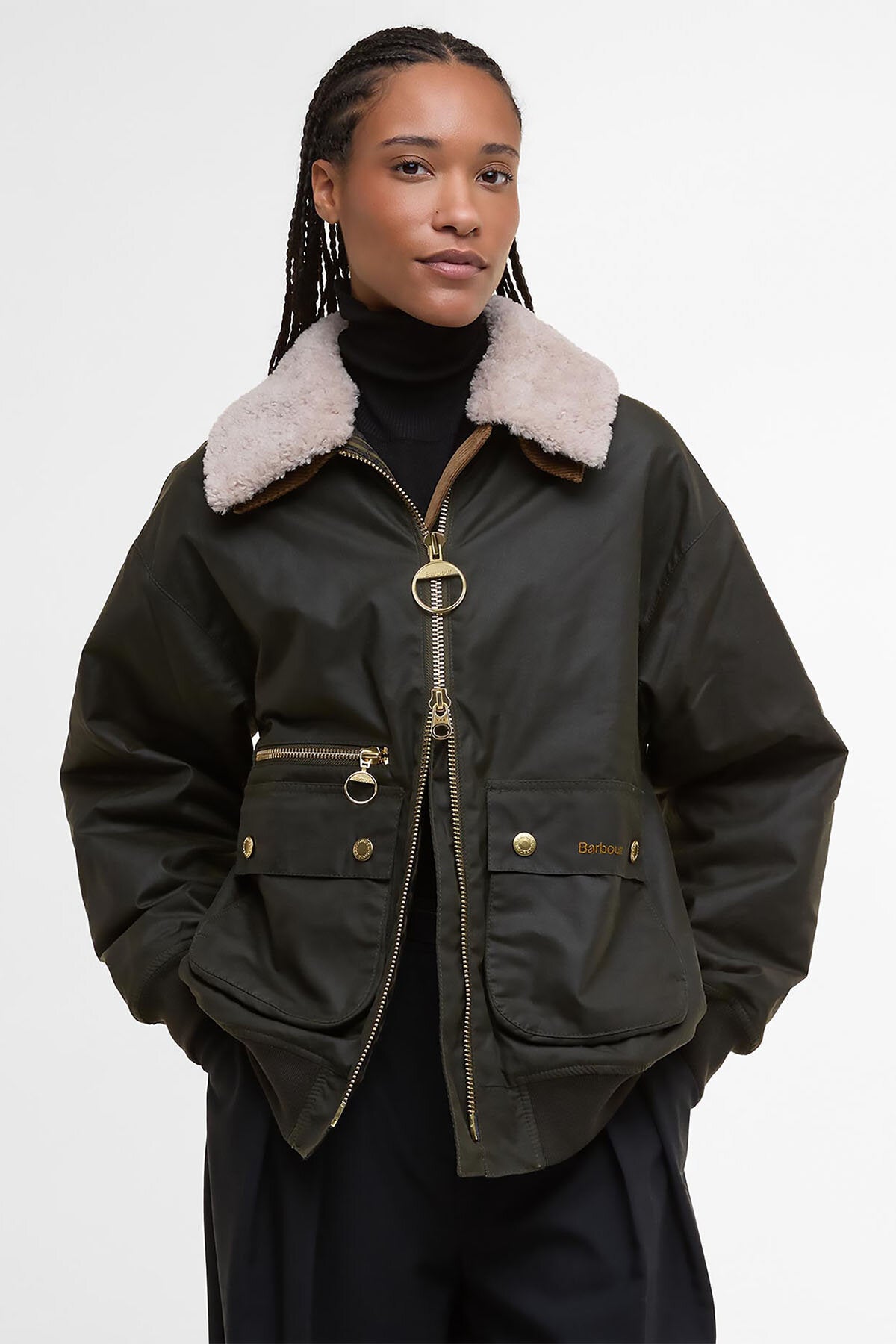 Maxine Steppjacke im Bikerstil