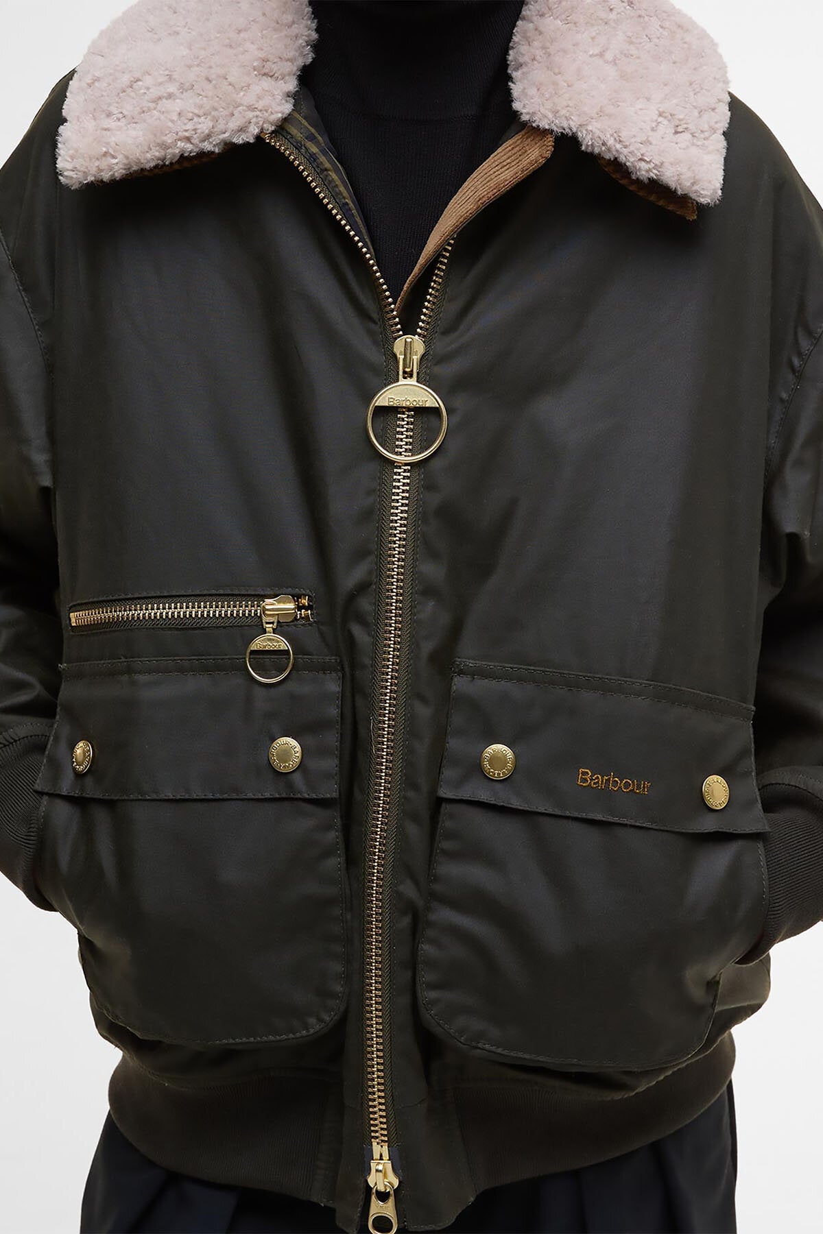 Maxine Steppjacke im Bikerstil