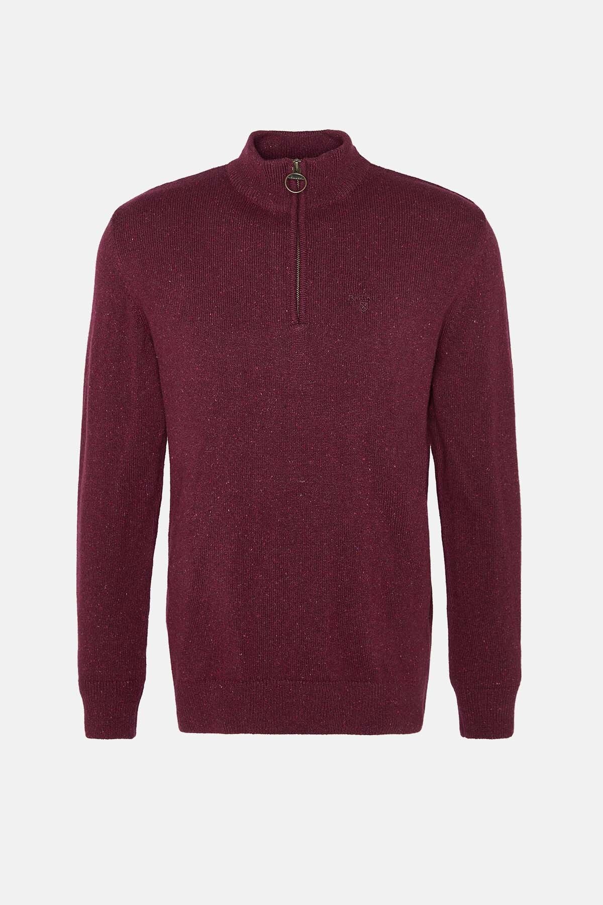 Essential Tisbury Strickpullover mit halbem Reißverschluss
