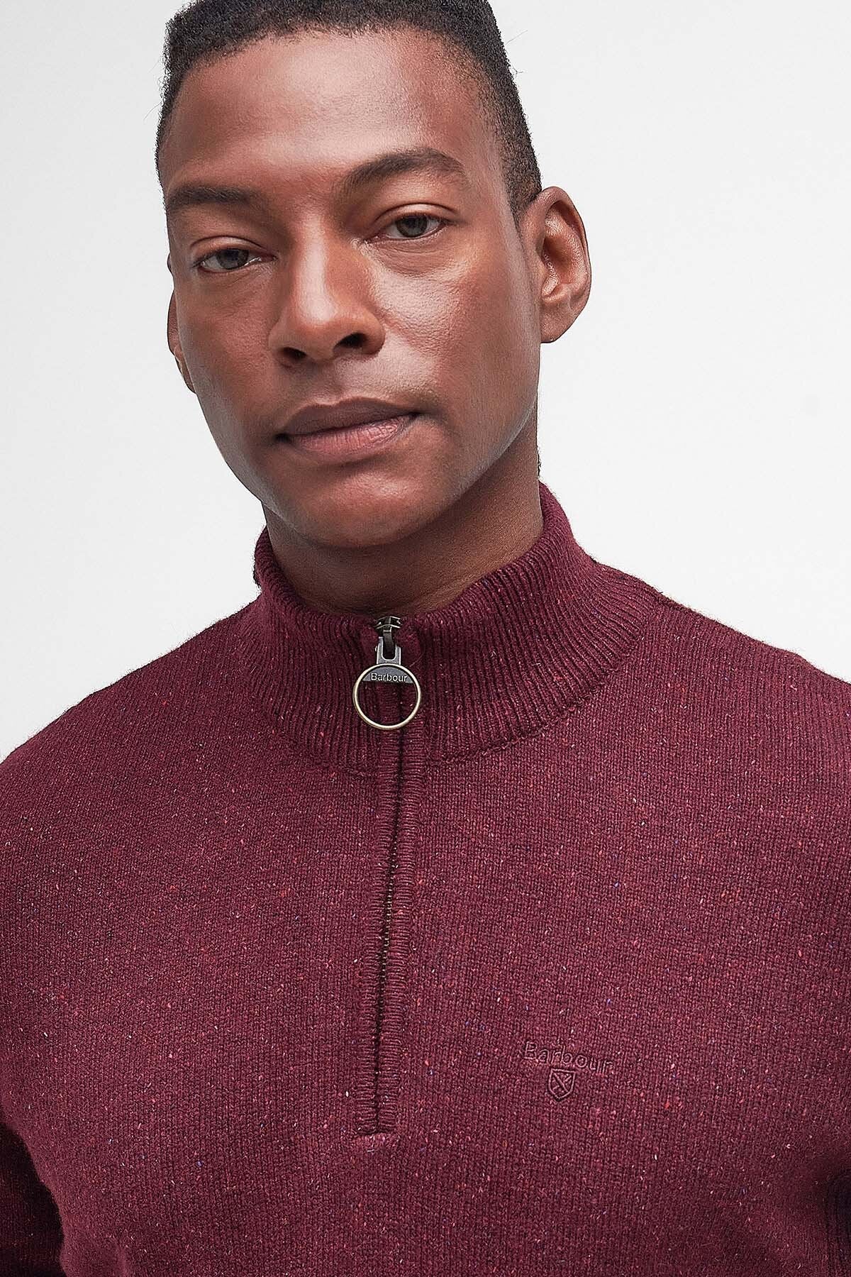 Essential Tisbury Strickpullover mit halbem Reißverschluss