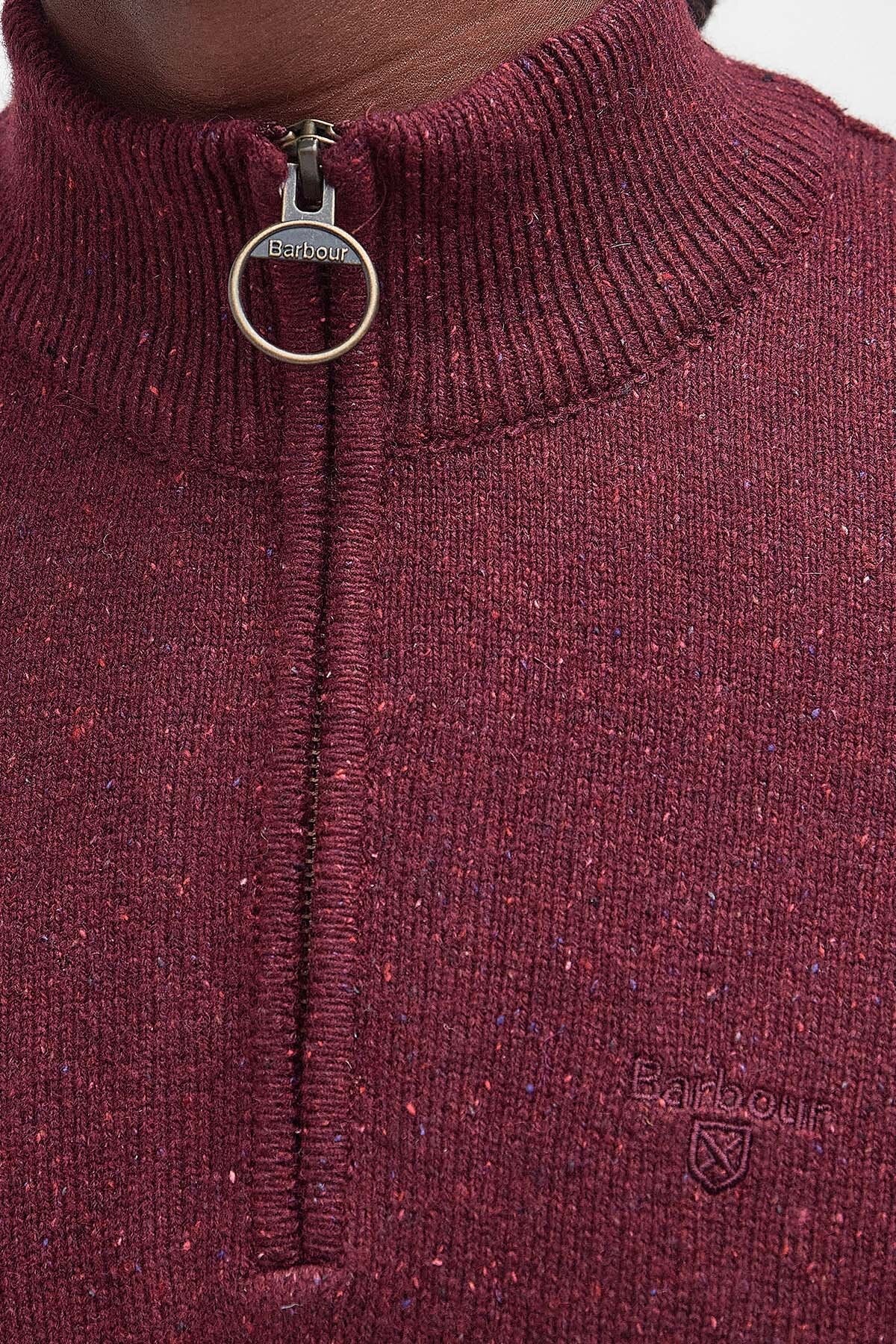 Essential Tisbury Strickpullover mit halbem Reißverschluss