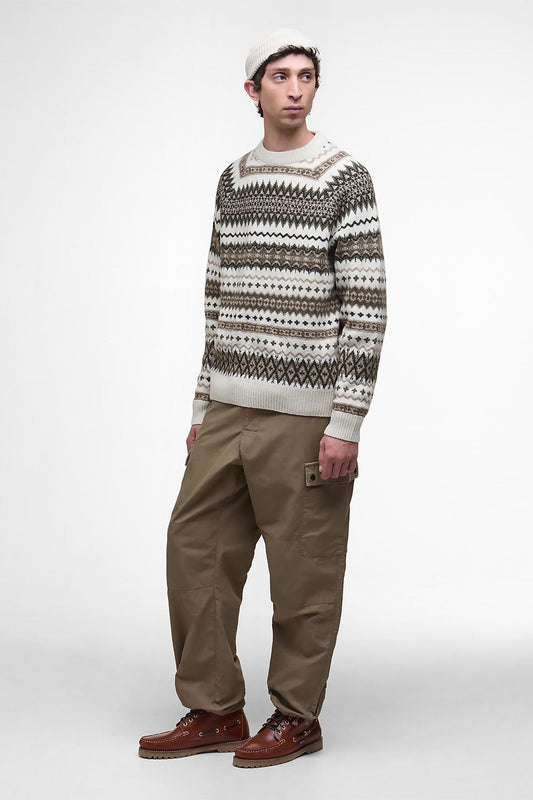 Hase Fair Isle Rundhalspullover