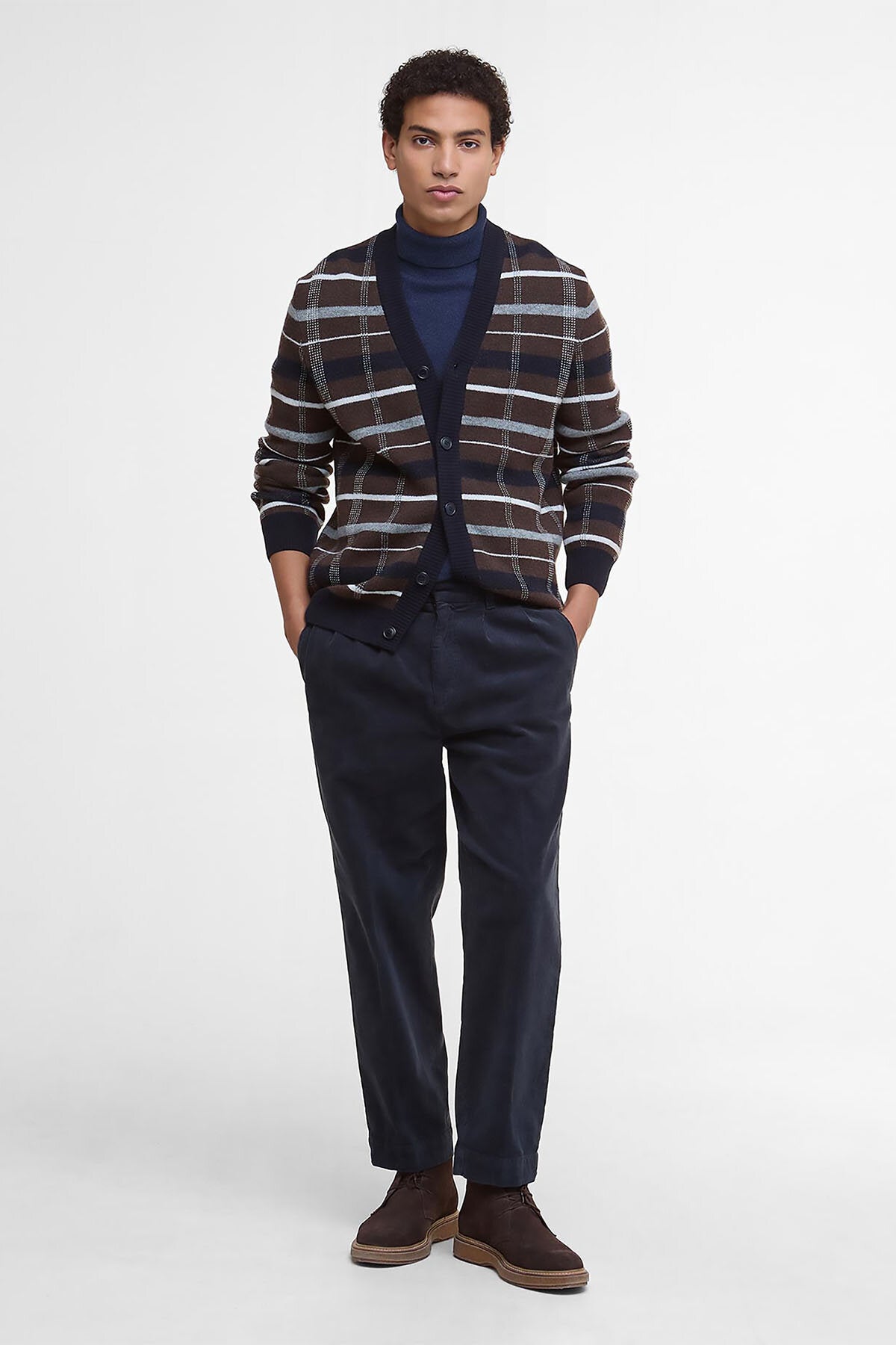 Kane Tartan Strickjacke