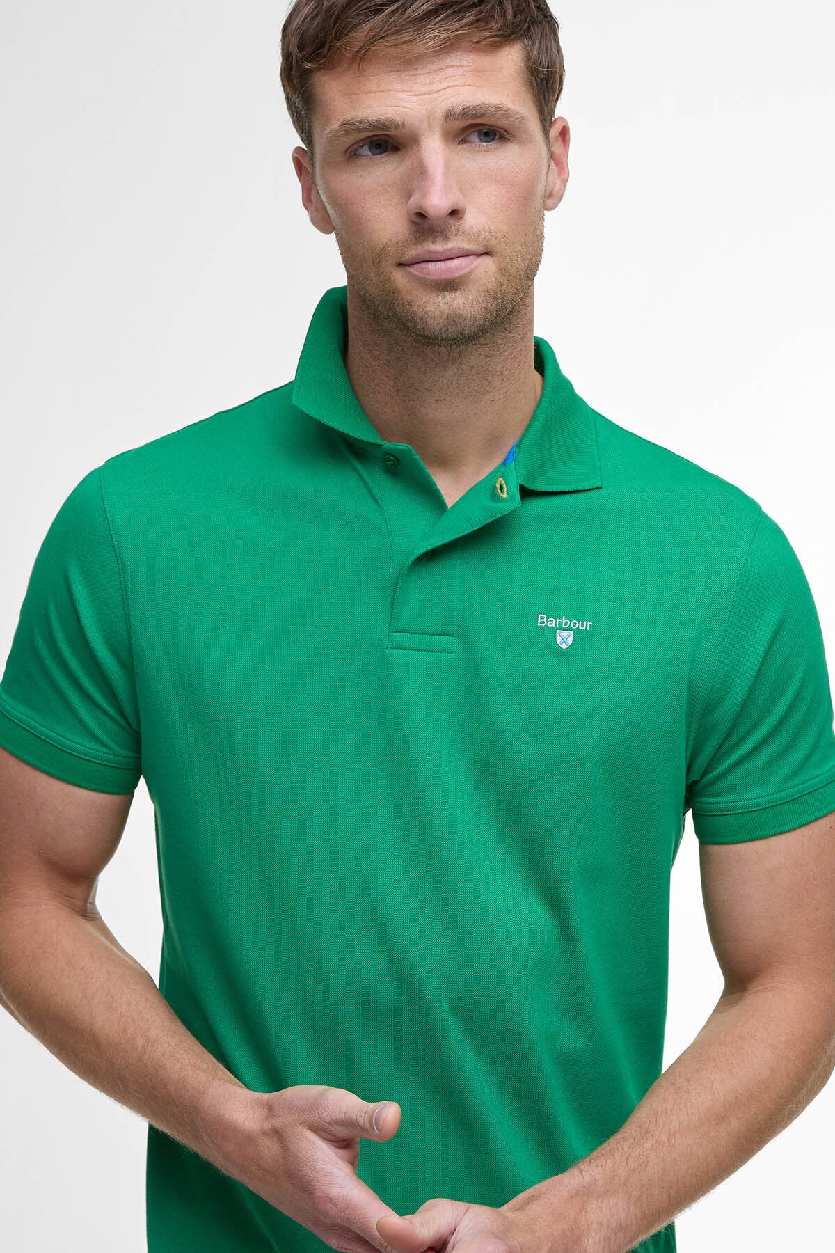 Aktives Kurzarm-Poloshirt