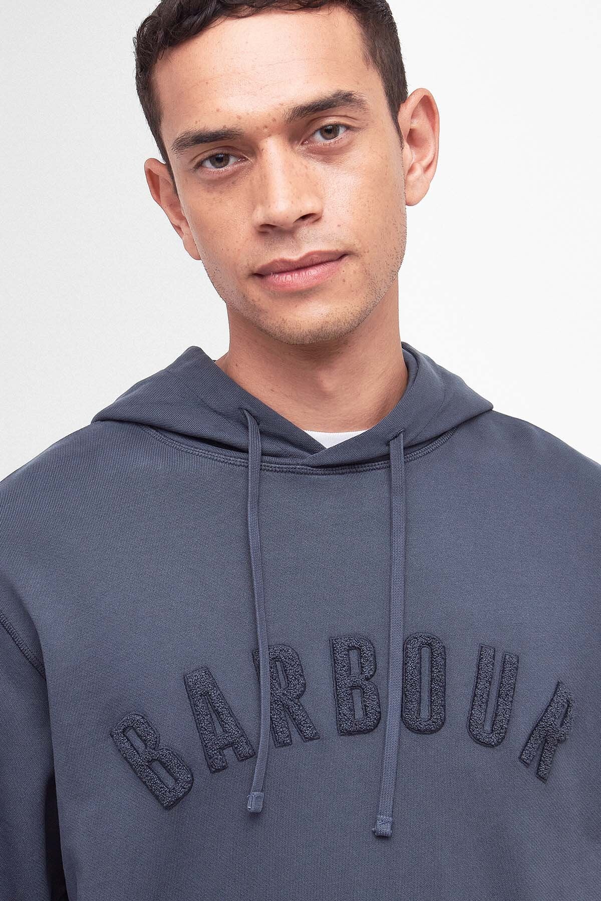 Kapuzenpullover mit Washed-Logo