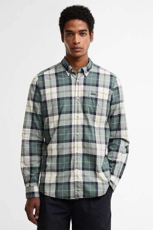 Langärmeliges maßgeschneidertes Hemd von Rawley Tartan