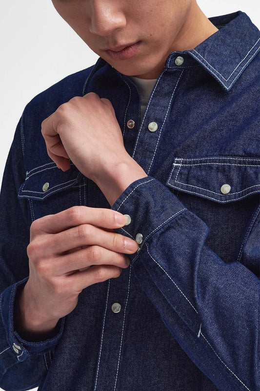 Terence Denim Langarmhemd