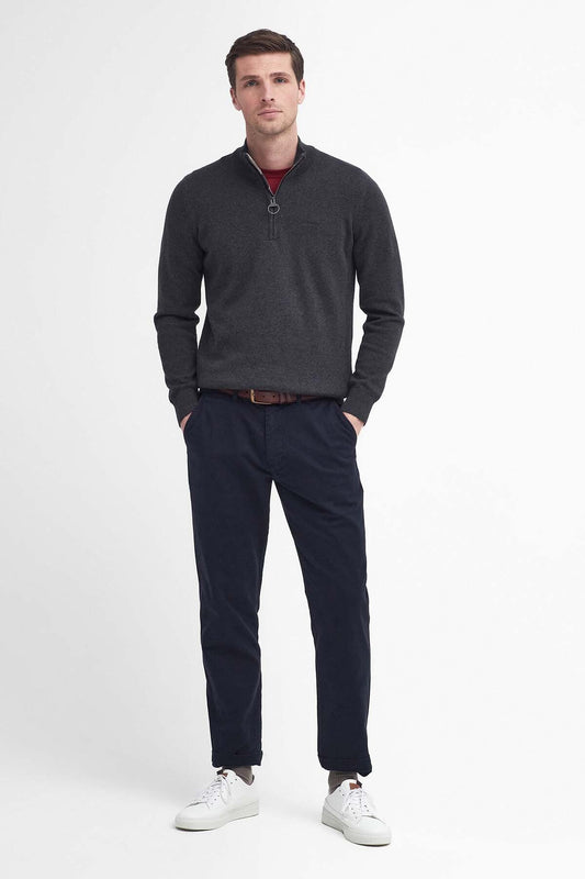 Gewaschene Stretch-Bundfaltenhose