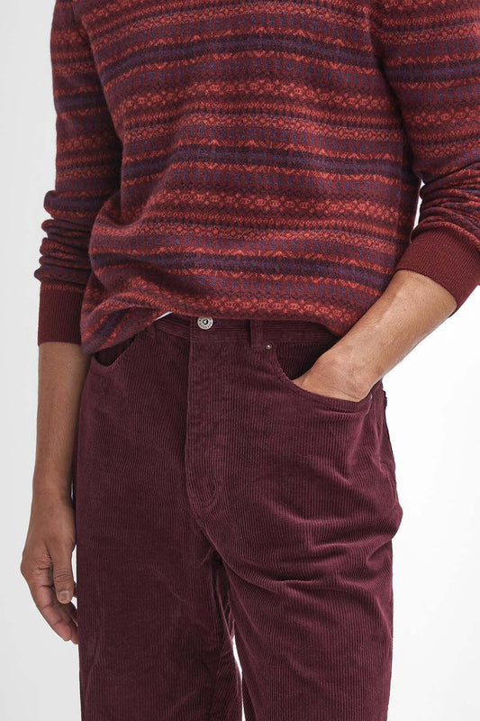 Stretch-Kordhose, normale Passform