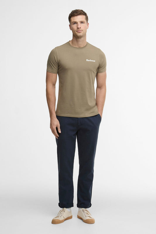 Hose aus Baumwoll-Leinen-Gemisch im Tailored Fit