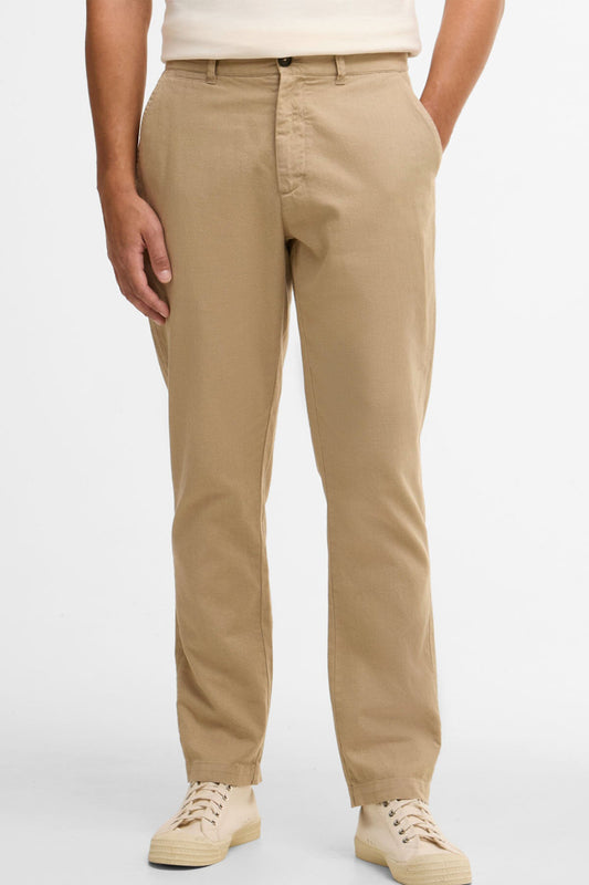 Hose aus Baumwollleinen mit elegantem Schnitt