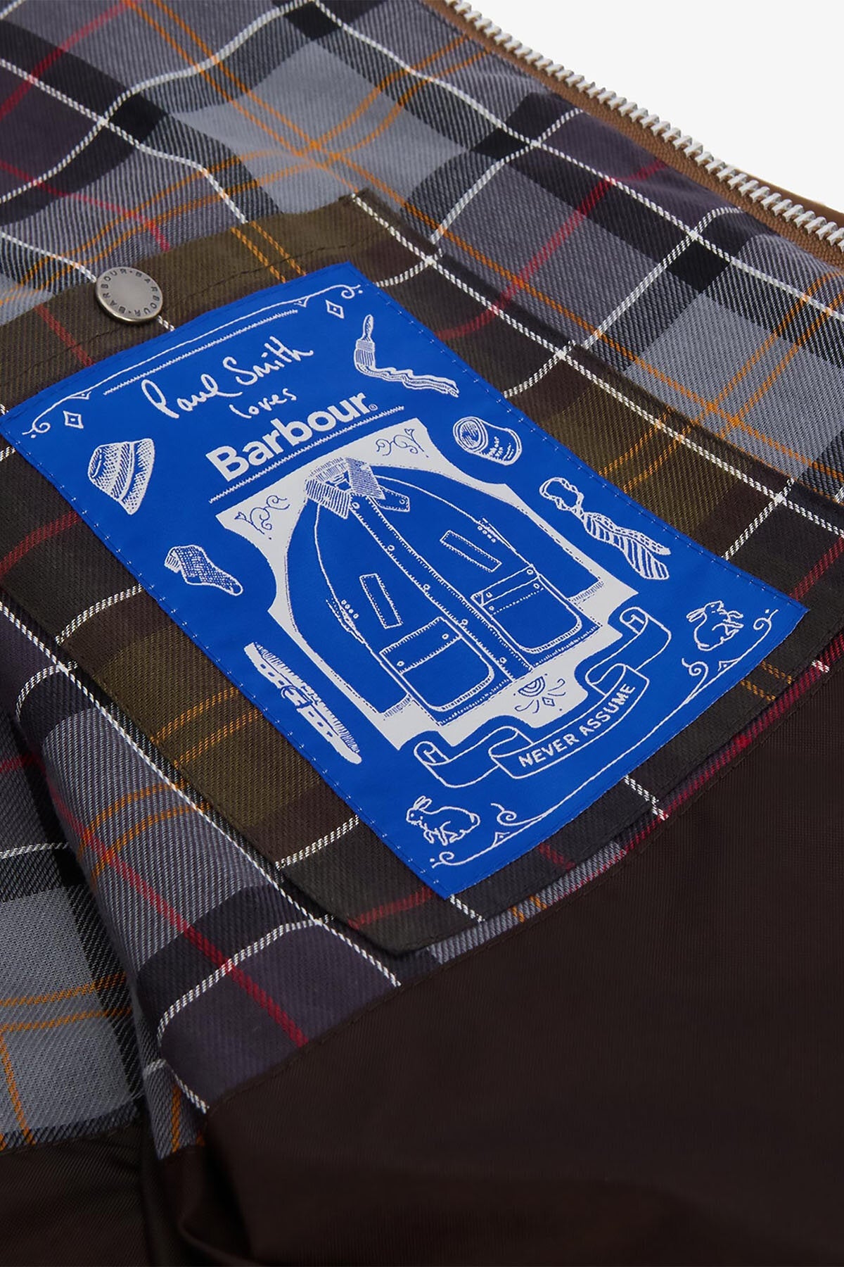 Paul Smith liebt die Oversized Bedale Wachsjacke
