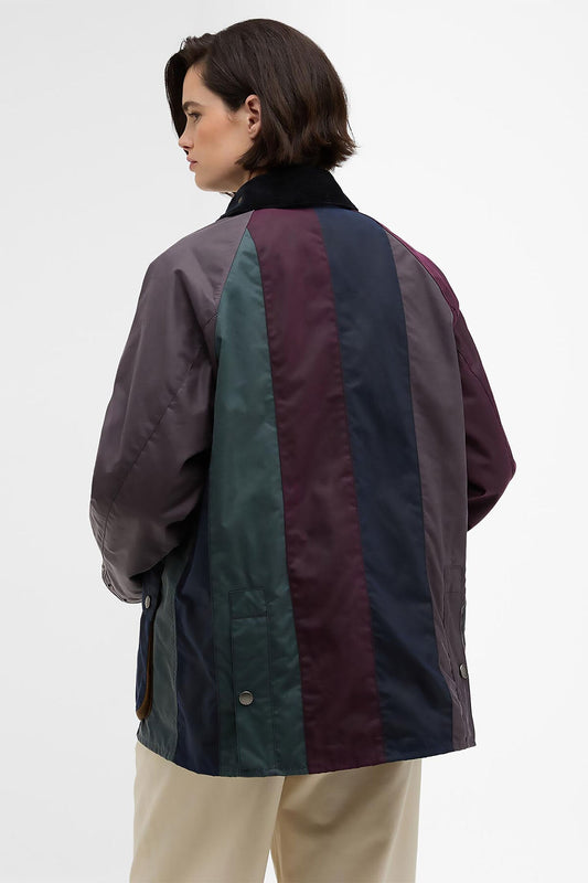Paul Smith liebt die gestreifte Oversized Bedale Waxed Jacket
